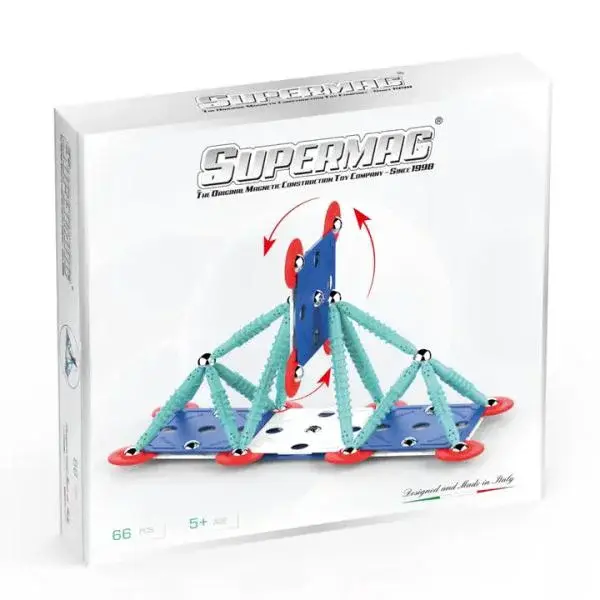 SUPERMAG magnetická stavebnice Dynamic 66ks