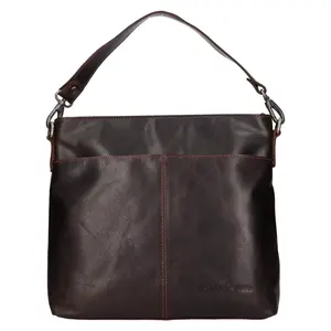 Dámská kožená kabelka Greenwood Babet - hnědá