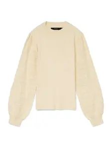 VERO MODA Sveter 'VMNewlimone'  žltohnedá