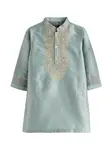 Next Košeľa 'Kurta'  tyrkysová / zlatá