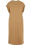 Urban Classics Šaty  farba ťavej srsti