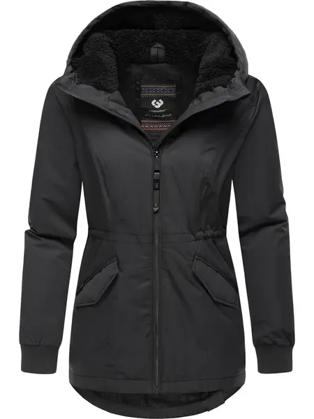 Ragwear Funkčná bunda 'Dowey Warm Rain'  čierna