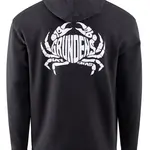 Grundéns mikina eat your words dwr hd hoodie black crab graphic - xxl