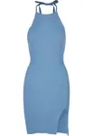 Urban Classics Pletené šaty  nebesky modrá