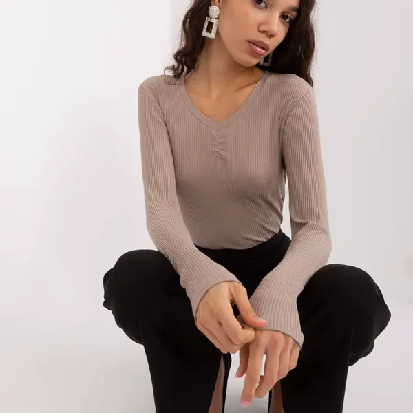 Blouse-RV-BZ-9210.73-dark beige