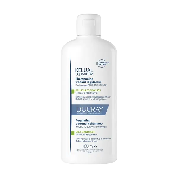 DUCRAY Kelual Squanorm Šampon mastné lupy 400 ml
