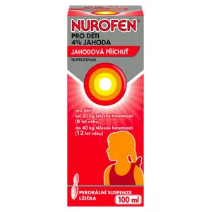 NUROFEN Pro děti 4% jahoda suspenze 40 mg/ml 100 ml