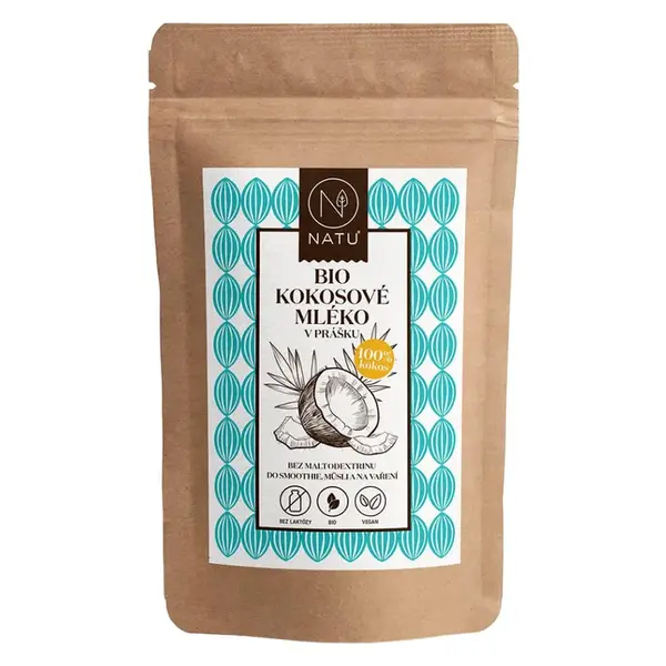 NATU Kokosové mléko v prášku 250 g BIO