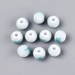 Handmade Crackle Porcelain Beads