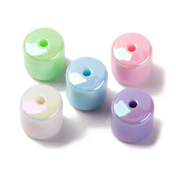 UV Plating Opaque Acrylic Beads