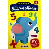 Uč se hraj si - Sčítání a odčítání  - 52 výukových karet