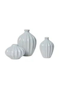 Broste Copenhagen  sada váz z keramiky 12 x 15 cm