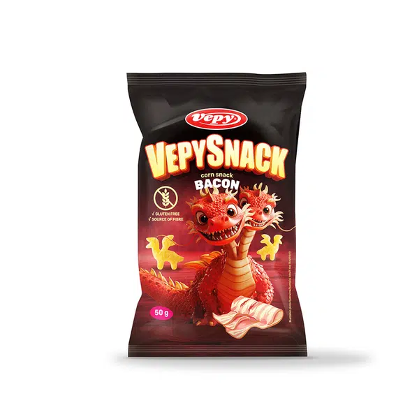 VEPY Snack s příchutí slaniny 50 g
