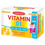 TEREZIA Vitamin D3 1000 IU 90 tobolek + Vitamin D3 kapky 10 ml DÁREK zdarma