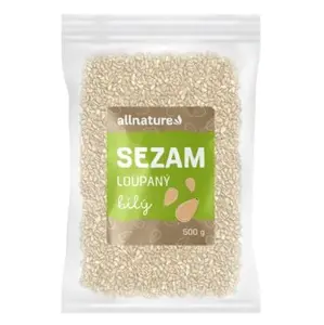 ALLNATURE Sezam bílý loupaný 500 g