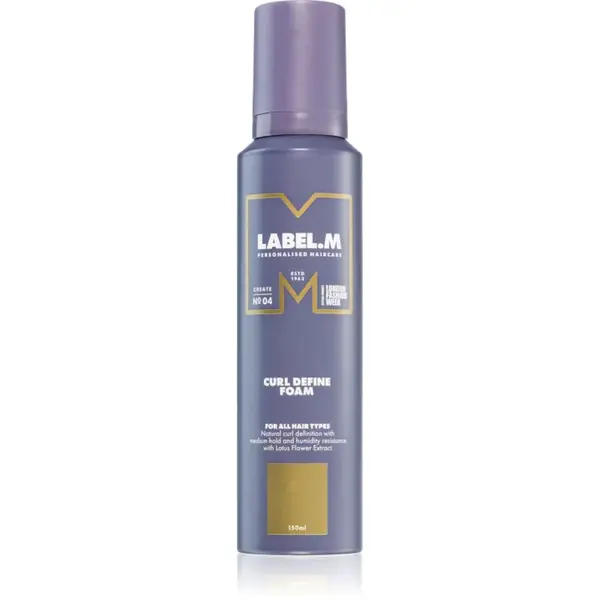 label.m Curl pěna pro kudrnaté vlasy 150 ml