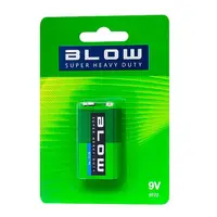 Baterie 9V (6LR61) Zn-Cl BLOW Super Heavy Duty 1ks / blistr