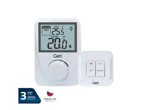Termostat GETI GRT02 bezdrátový