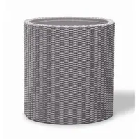 Květináč KETER Cylinder M Silver Grey