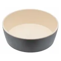 BECOBOWL Bambusová miska pro psa coastal grey vel. S