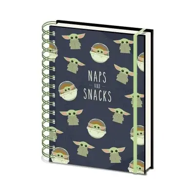 Blok A5 kroužkový Mandalorian - Naps and Snacks DP