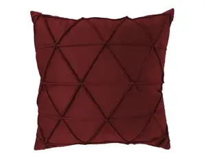 Dekoračný vankúš Vanessa 45x45 cm, bordó%