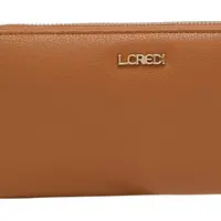 L.CREDI Filippa Wallet L Cognac
