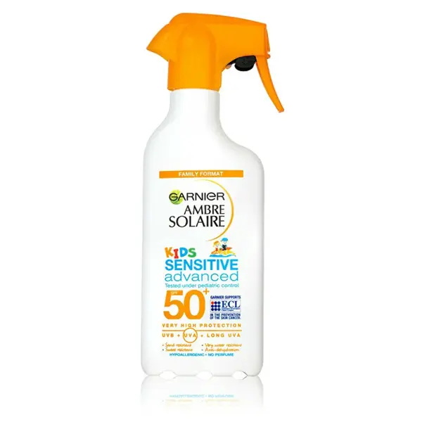 GARNIER Ambre Solaire Kids SPF 50+ Opalovací spray Sensitive Advanced 270 ml