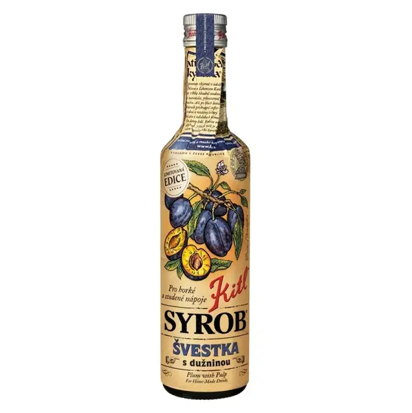 KITL Syrob švestka s dužinou 500 ml