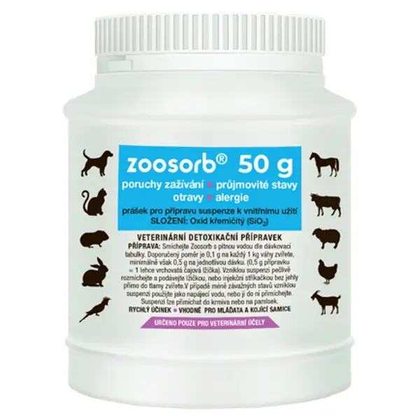 ZOOSORB Dietetický a detoxikační přípravek pro zvířata 50 g