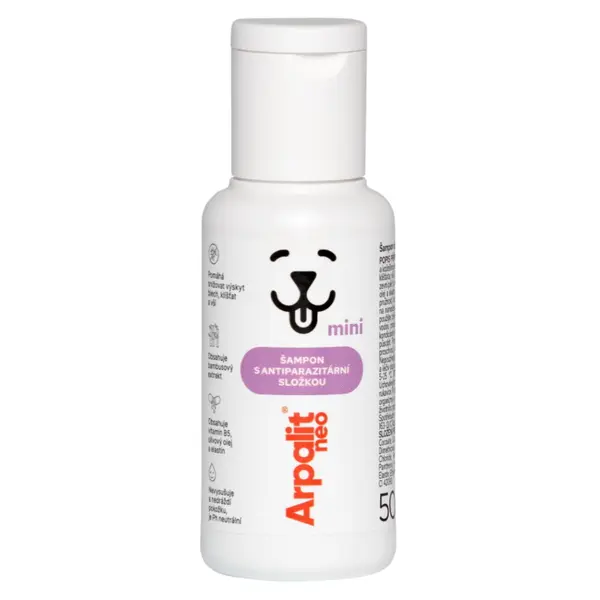ARPALIT NEO šampon obohacený antiparazitární složkou a bambusovým extraktem 50 ml