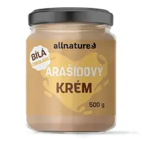 ALLNATURE Arašídový krém s bílou čokoládou 500 g