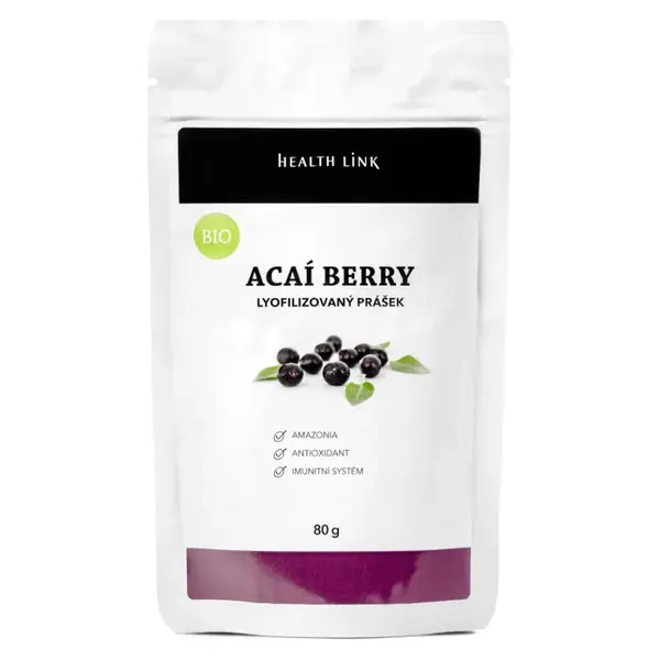 HEALTH LINK Prášek Acai BIO 80 g
