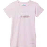 Columbia MISSION PEAK™ SHORT SLEEVE GRAPHIC SHIRT Dívčí triko, růžová, velikost