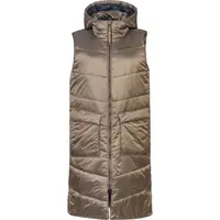 Hannah WANESA Dámská prodloužená zateplená vesta, hnědá, velikost