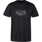 Hannah JIMMY Pánské tričko, černá, velikost XXXL