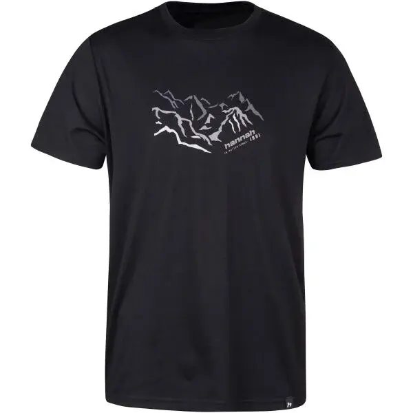 Hannah JIMMY Pánské tričko, černá, velikost XXXL