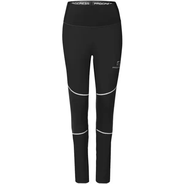 PROGRESS PROSNOW LADY Dámské zimní elastické kalhoty, černá, velikost
