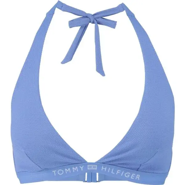 Tommy Hilfiger TRIANGLE FIXED RP Dámský horní díl plavek, modrá, velikost