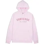 Converse CLASSIC FIT ALL STAR SINGLE SCREEN PRINT Dámská mikina, růžová, velikost