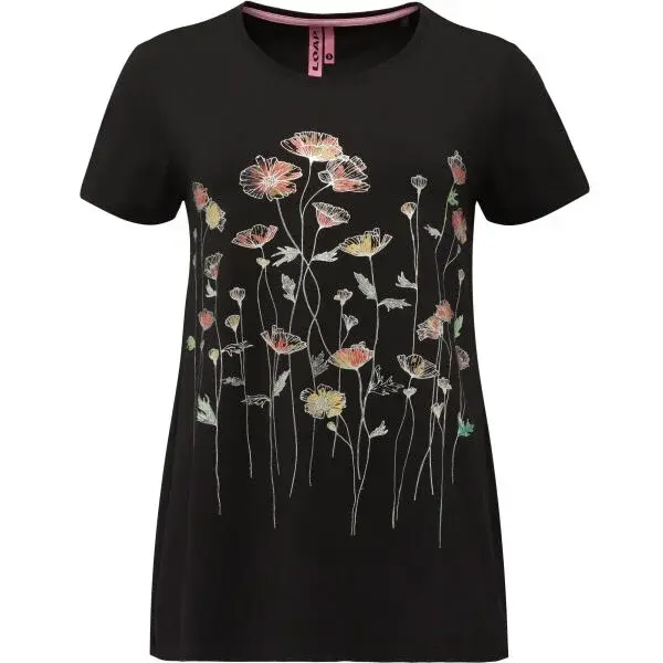 LOAP ABONIE Dámské tričko, černá, velikost