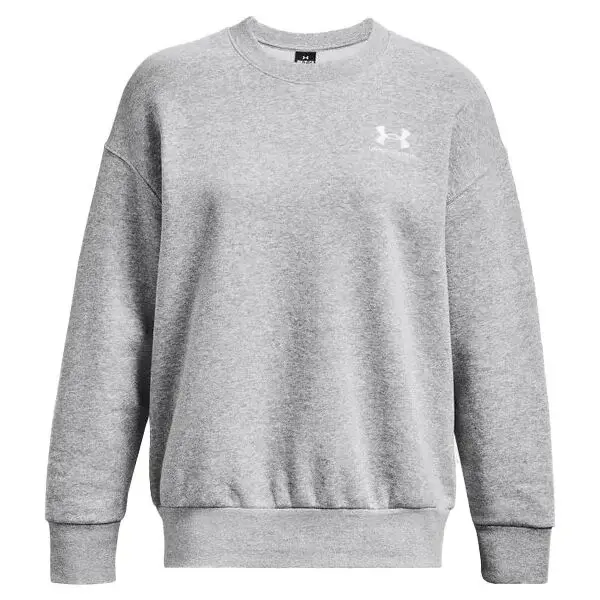 Under Armour ESSENTIAL FLC OS CREW Dámská mikina, šedá, velikost S