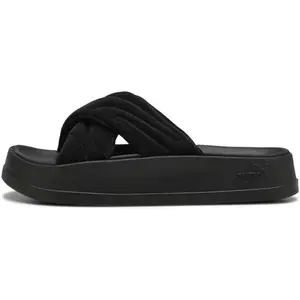 Puma LEADCAT PLATFORM Dámské pantofle, černá, velikost 42