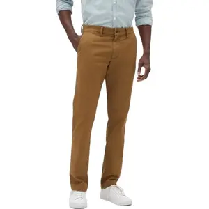 GAP V-ESSENTIAL Pánské kalhoty, hnědá, velikost