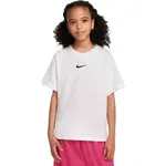 Nike SPORTSWEAR Dívčí triko, bílá, velikost