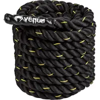 Venum CHALLENGER BATTLE ROPE 12M Posilovací lano, černá, velikost