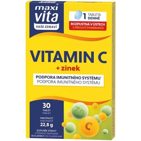 VITAR MAXI VITA VITAMIN C + ZINEK Doplněk stravy, , velikost
