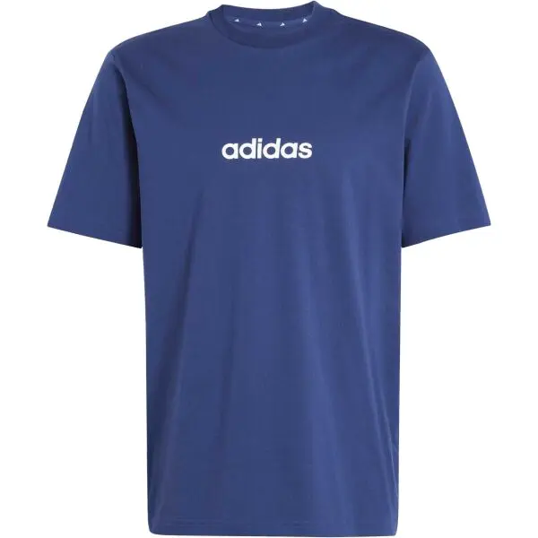 adidas ESSENTIALS LINEAR TEE Pánské tričko, tmavě modrá, velikost