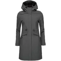 LOAP LUNARA Dámský softshellový kabát, tmavě šedá, velikost