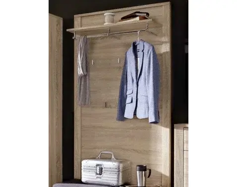 Nástěnný věšákový panel Go, dub sonoma